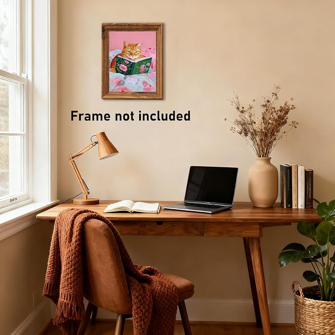 RLTXBUK Cat Cross Stitch Kits, Book Lovers Reader Gifts - Image 6