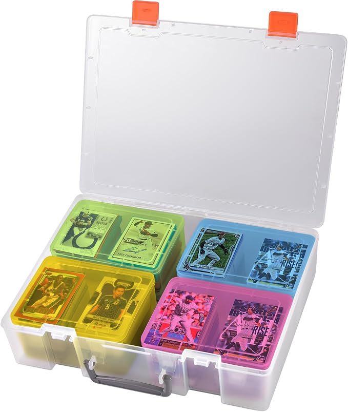 ALCYON 1600+ Trading Card Storage Box, Waterproof Plastic TCG Card Organizer by ALCYON