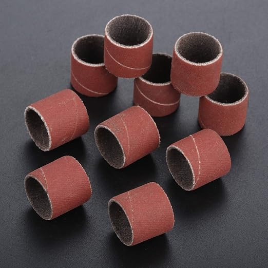 100 PCs Sanding Bands 600 Grit Drums Sleeves For DREMEL Rotary Tools 12CM