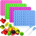 Palksky 4PCS Fruit Snack Molds Silicone, Gummy Molds Trays by Palksky