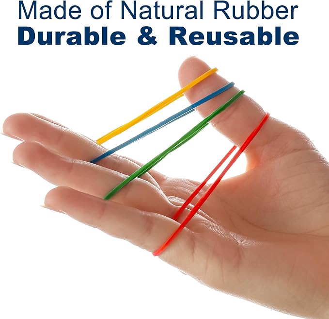 LotFancy Rubber Bands, Tie Dye - Image 5