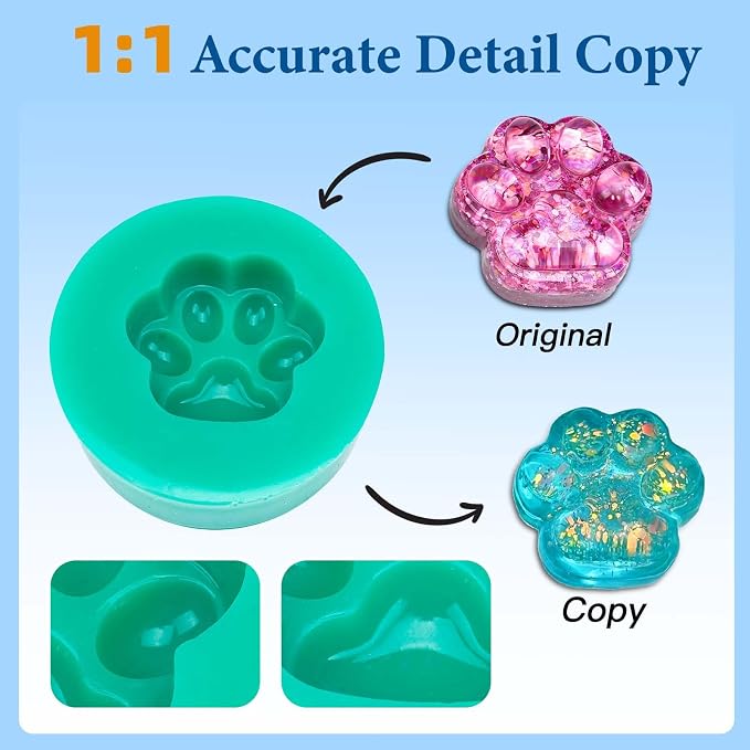 JDiction Reusable Silicone Mold Making Kit, 16oz Remeltable Silicone - Image 6