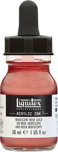 Liquitex Professional Acrylic Ink, 1-oz Jar, Iridescent Rose Gold by Liquitex