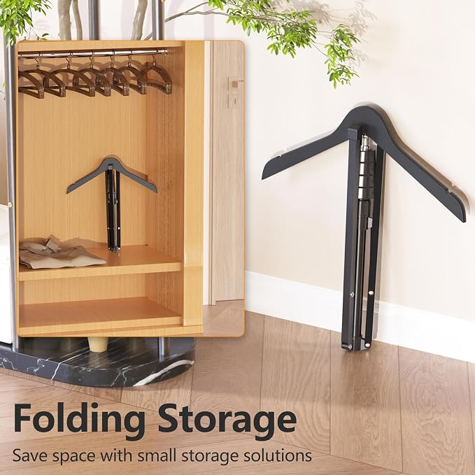 2 Pack Adjustable Shirt Display Stand 32-63 Inch, Foldable Clothing Display - Image 5