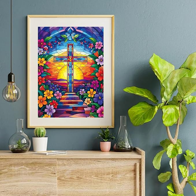 VeGuude Religious Cross Diamond Art Kits - Image 7