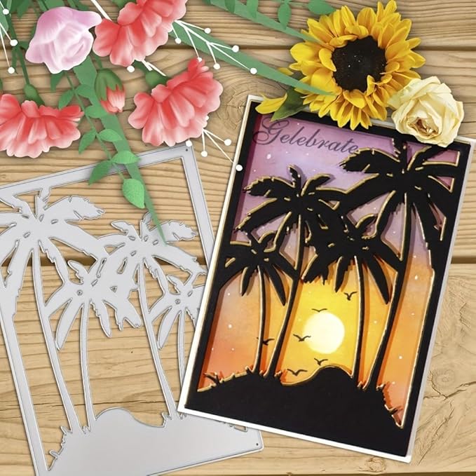 Lapoo 3D Backgrounds Frame Metal Cutting Die by LAPOO