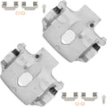 cciyu Rear Left & Right Disc Brake Calipers w/Bracket 18B5059 18B5058 For Buick For Enclave,For Cadillac For XTS,For Chevy For Traverse,For GMC For Acadia/For Acadia Limited,For Saturn For Outlook