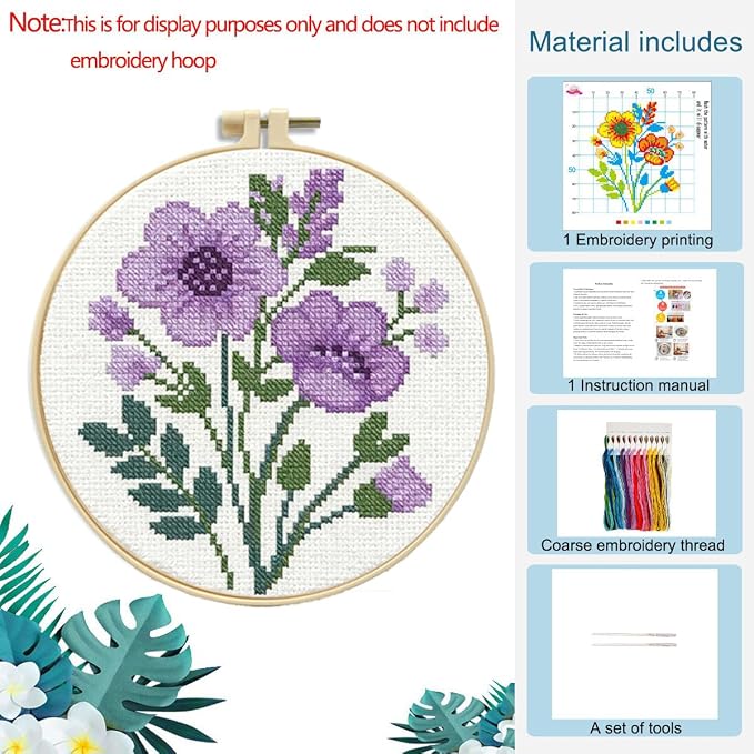 LSLFQYQSK Beginners Embroidery Kits - Image 2