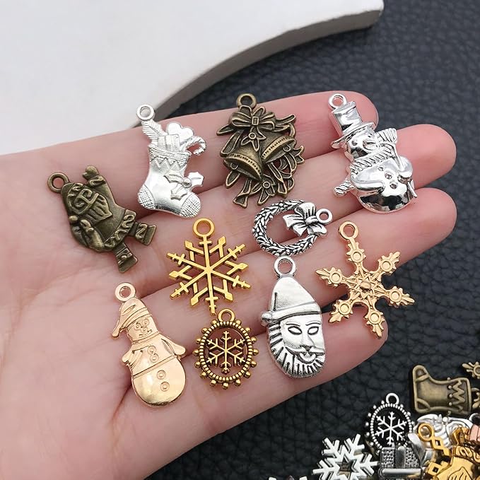 WOCRAFT 100pcs Christmas Charms - Image 2