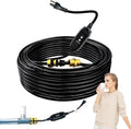 HEATIT Drinking Water Heating Cable Self Regulating In Pipe Heat Tape For RV, Lakes, Reservoirs, Springs Safe Certified Heat Trace Cable 120V，130FT