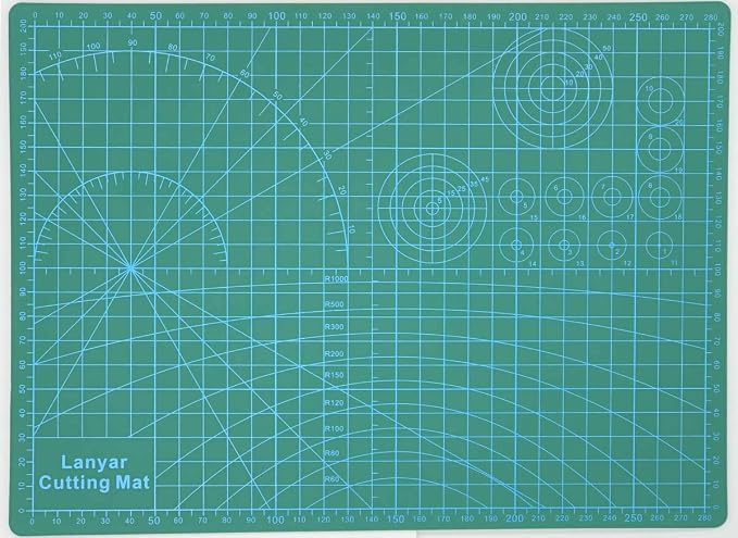 Gundam Model Builder's Cutting Mat 12"x9" by Lanyar