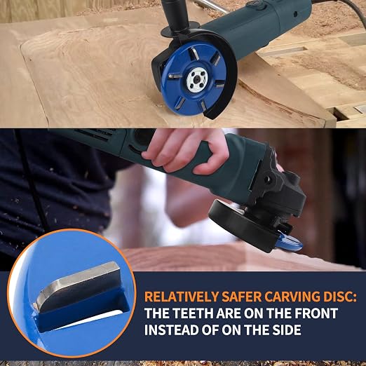 Upgraded Tungsten Carbide Wood Carving Disc Grinding Wheel, Angle Grinder - Image 4