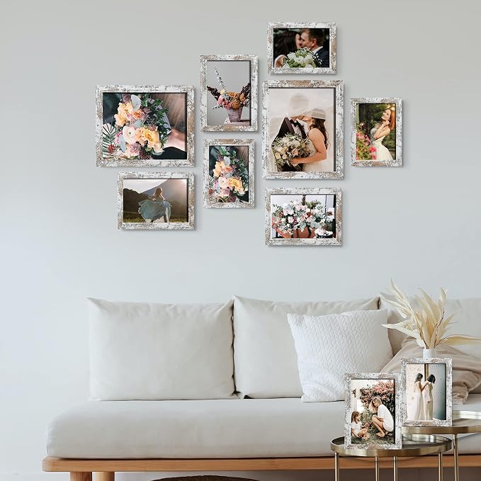 LUCKYLIFE Picture Frame Set 10-Pack, Gallery Wall Frame Collage - Image 5