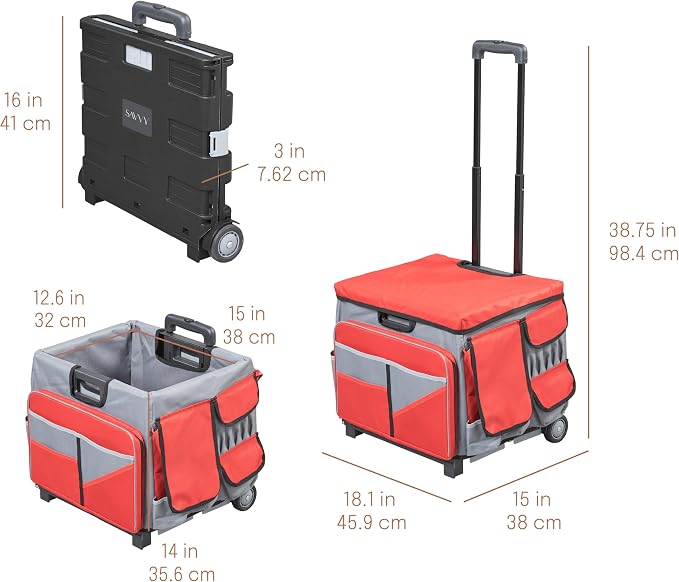 Mobile Folding Utility Cart - Image 2