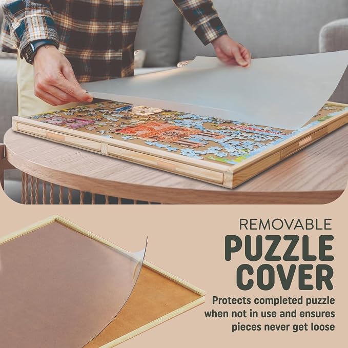 1500 Piece Wooden Jigsaw Puzzle Board - Image 4