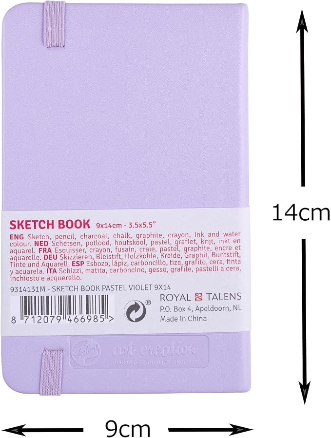 Tarence T9314-131M 452124 Art Creations Sketchbook, Drawing Notebook, 3.5 x 5.5 - Image 3