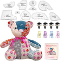 18in/Sitting Height 11in Fosdonge Acrylic Memory Bear Template Ruler Set by Fosdonge