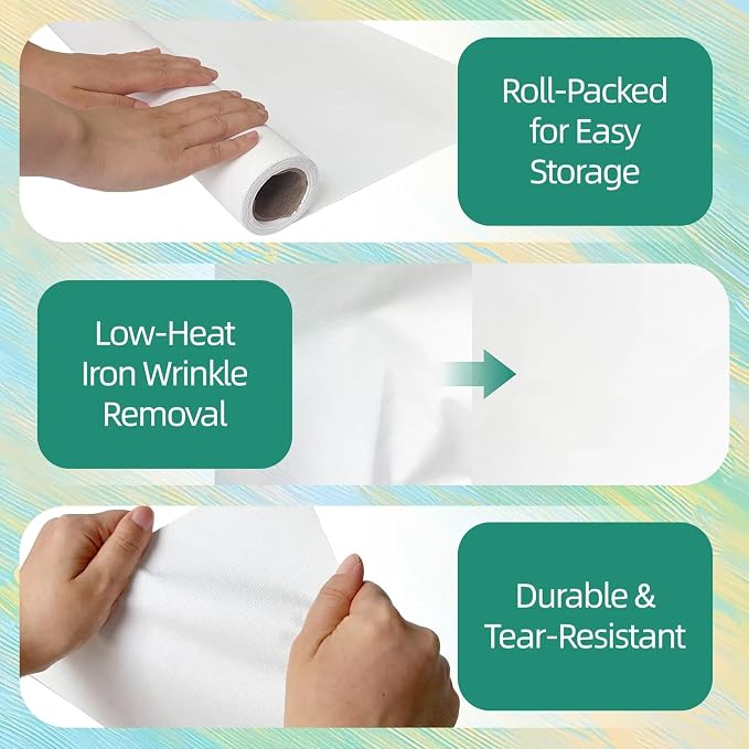 35.43in ×19.69ft Double Primed Cotton Canvas, Large Canvas Roll - Image 7