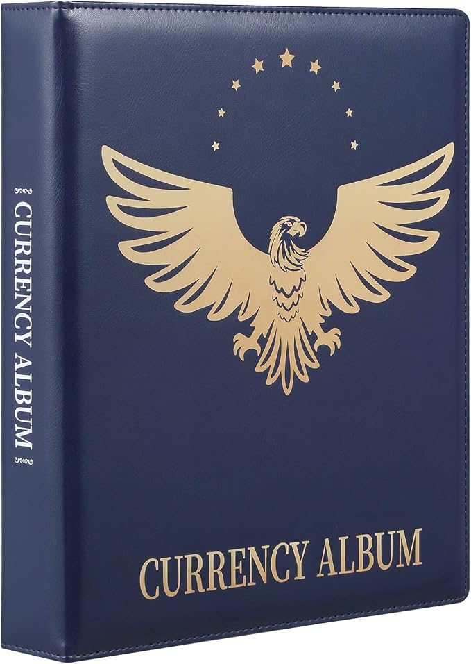 MUDOR Currency Album, 90 Pockets Banknote Collection Book - Image 2