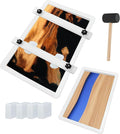 2Pcs Epoxy Resin Mold with Clamping System 39x19.6x3 inches 19.6x11.8x3 inches by ModWgGuo