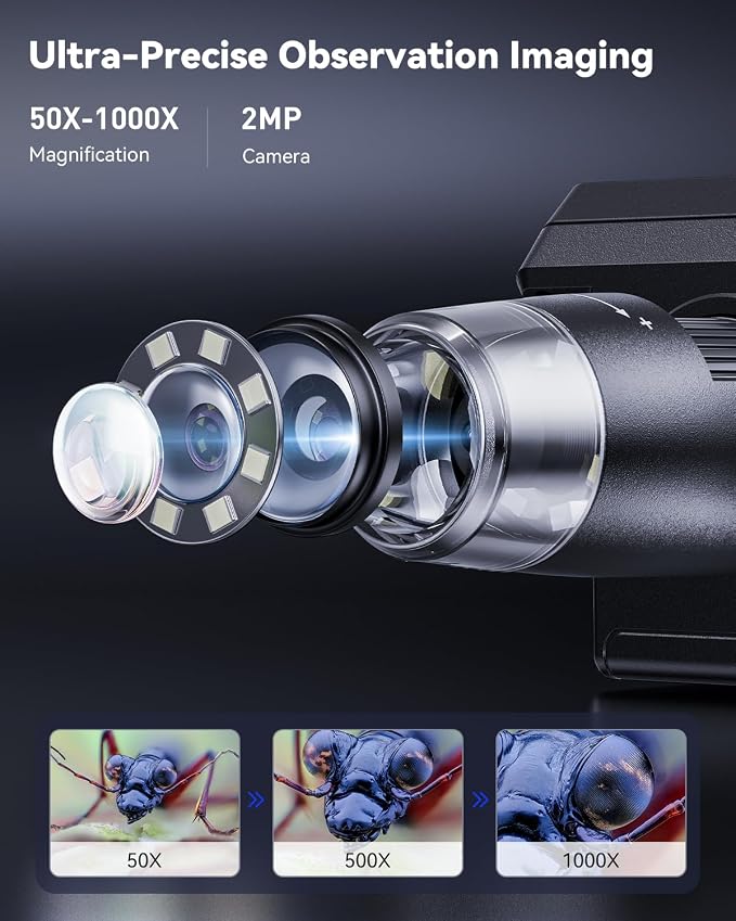 AOPICK Digital Microscope, Coin Microscope - Image 3