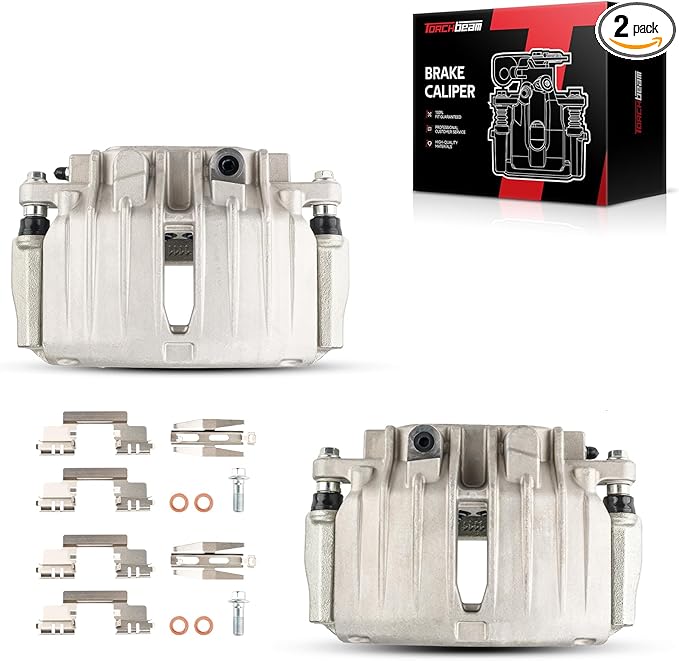 Torchbeam Rear Brake Calipers Set for Chevrolet 2001 2003-2006 Silverado 1500, GMC 2001 2003-2006 Sierra 1500, Rear Left and Rear Right Calipers Replace # 18B4764+18B4765