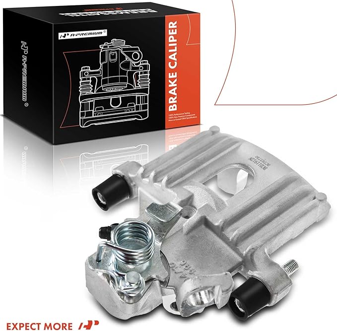 A-Premium Disc Brake Caliper Assembly without Bracket Compatible with Select Mini Models - CCooper 2003(From 04/2003), Cooper 2004-2006, Cooper (Convertible) 2008 - Rear Right Passenger Side