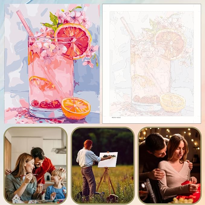 5DDIYART Lemon Juice Paint by Numbers - Image 3