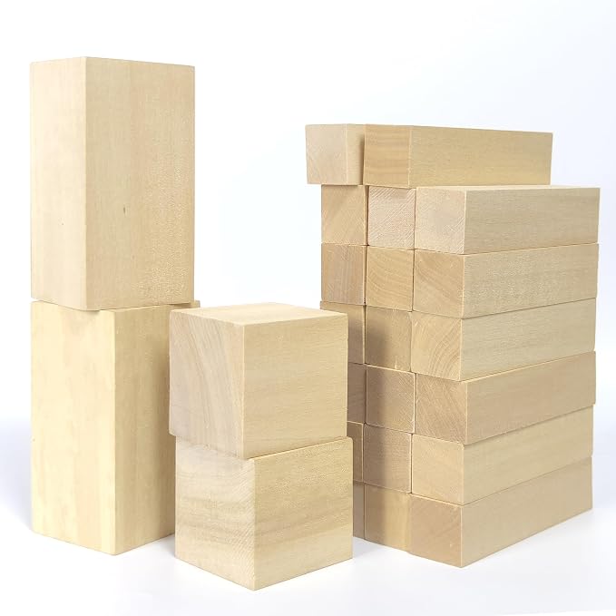 Ninekong 24PCS Basswood Carving Blocks - Image 3