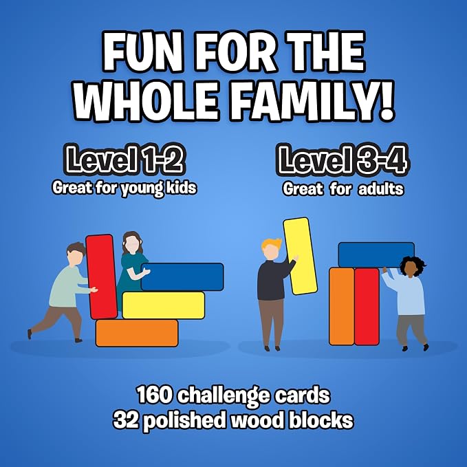 The Uzzle Stack Royale Board Game, Fast & Fun Family Board Game - Image 4