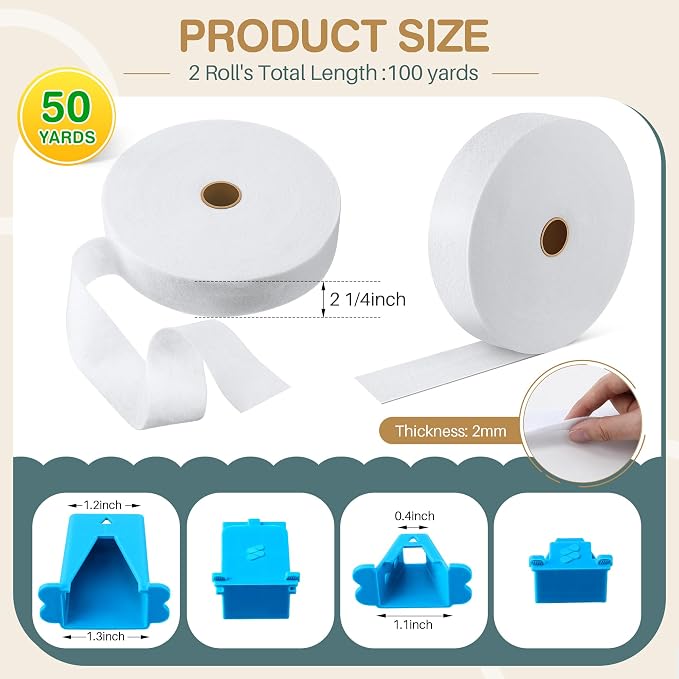 Ceoighe Jelly Roll Batting Strips - Image 3
