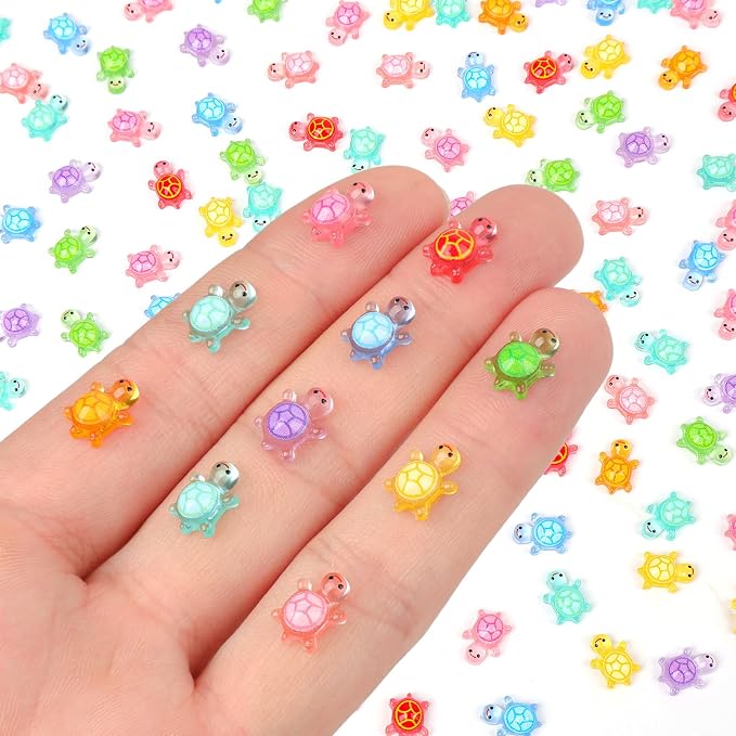 200pcs Mini Resin Turtles Luminous Tiny Turtle by Unknown