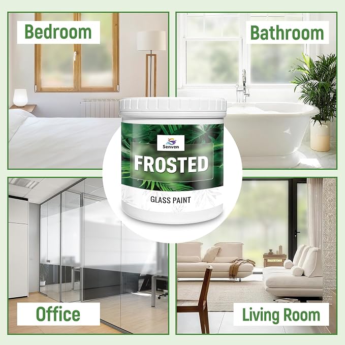Frosted Glass Paint, Frosted Glass Paint Kit Waterproof UV Resistant Frost - Image 2