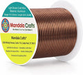 Mandala Crafts 14 Gauge Light Brown Anodized Aluminum Craft Wire, 60 FT | by MandalaCrafts