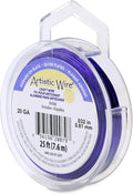 Artistic Wire, 20 Gauge Silver Plated Tarnish Resistant Colored Copper Craft by ArtisticWire