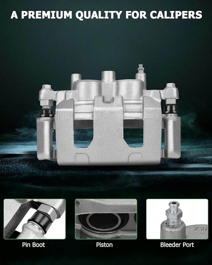 SCITOO Front Left Brake Caliper With Bracket 18B4988 Compatible For Buick Lucerne 2006-2011 For Buick Rendezvous 2004 For Chevrolet Impala 2003-2013 For Chevrolet Monte Carlo 2006-2007