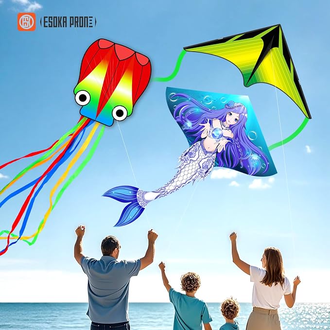 Kites for Kids & Adults, Large Kite for Beginners, Kites for Kids Ages 4-8 - Image 2