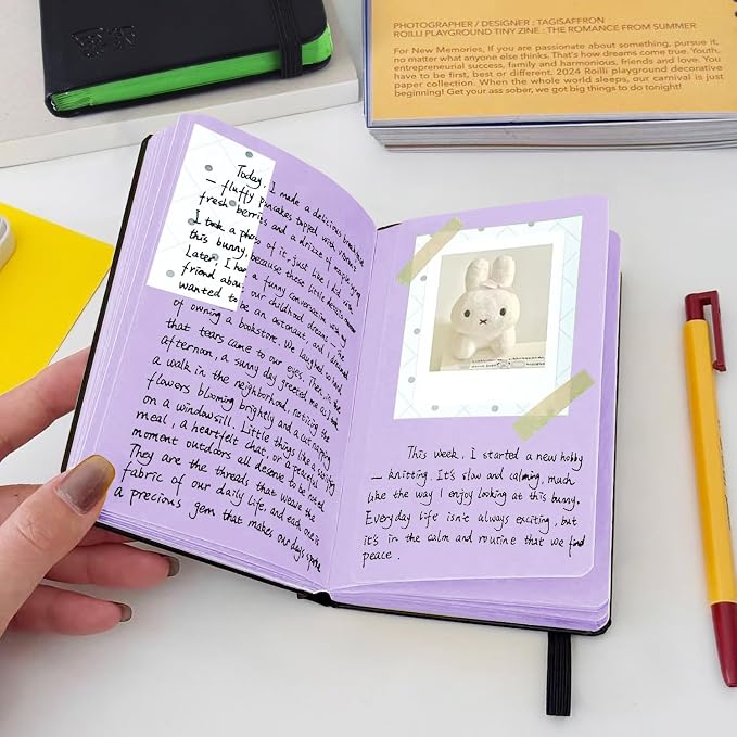3.5x5.7inches Mixed Media Sketch Pad, 120GSM 32Sheets Folded Colored Paper - Image 5
