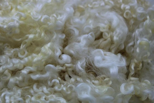 1 oz Curly Felting Locks, 3-5 Inch Hand-Dyed Wool Fiber by Unknown