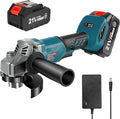 Angle Grinder, 4inch Cordless Angle Grinder, 18V/21V Grinder with 4000mAh Battery, 12000RMP Power Grinder Compatible with Makita Battery, Cutting/Deburring Grinder Tool