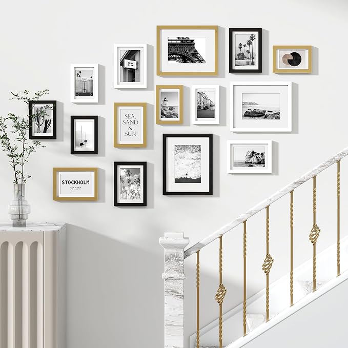 Venusmiles 15 Pack Picture Frames Collage Wall Decor, Gallery Frame Set - Image 3