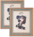 2 Pack 8x10 Vintage Antique Picture Frames, Retro Design by CasaDHG