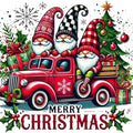 Christmas Gnomes Stamped Cross Stitch Kits by WUSARPLY