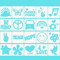 Junkin 20 Pcs Stencil for Painting Stencil Reusable DIY Drawing Template by Junkin