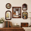 Wonderjune 5 Pcs Vintage Picture Frames Set by Wonderjune