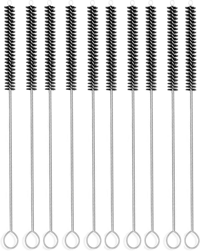 Long Straw Brush Cleaner, Flexible Nylon Tube Cleaning Brushes by DESIN