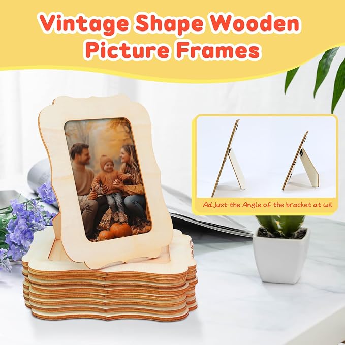 VOKOY 20 Pack Wooden Picture Frames - Image 5