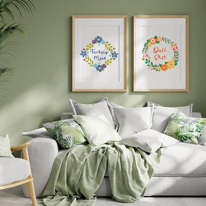 Louise Maelys Funny Flower Wreath Embroidery Kit - Image 7