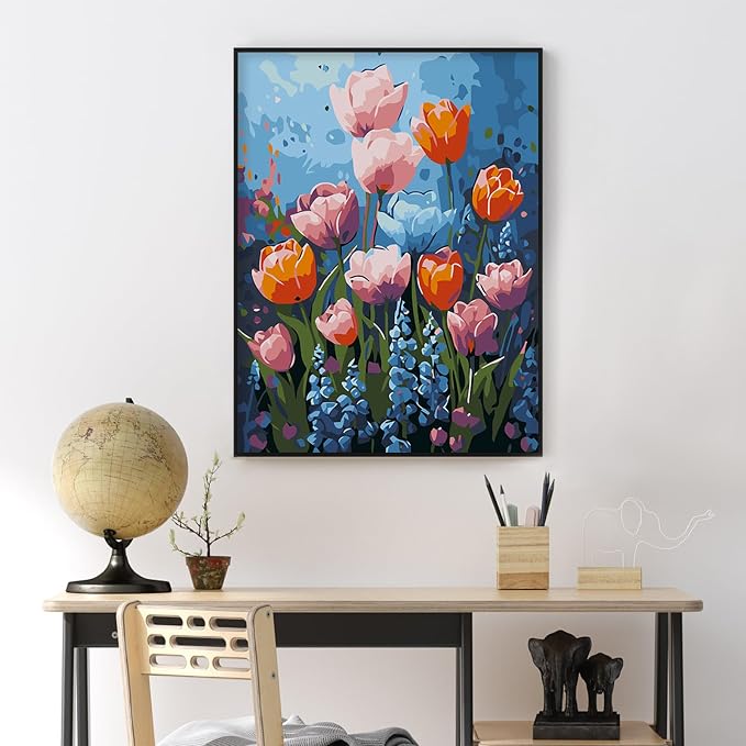Yezavesu Framed Paint by Numbers Kit - Image 6