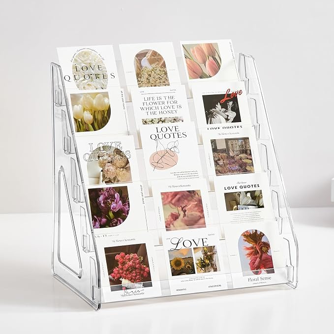 DEEIF 5 Tier Acrylic Trading Card Display Stand, Toploaders, PSA Graded Cards - Image 7